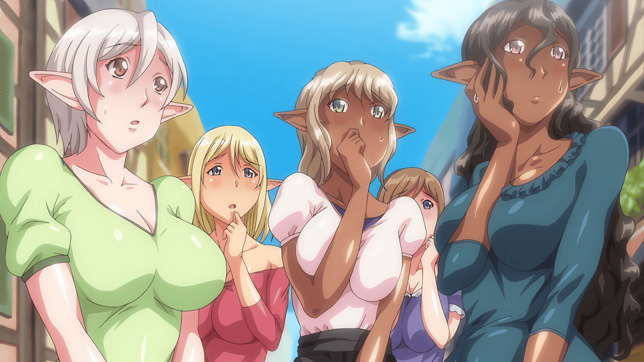 Kyonyuu Elf Oyako Saimin